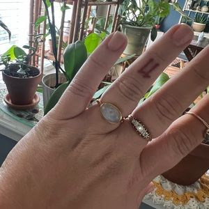 14k yellow gold Moonstone 1.5 ct made by Turkey Artisan